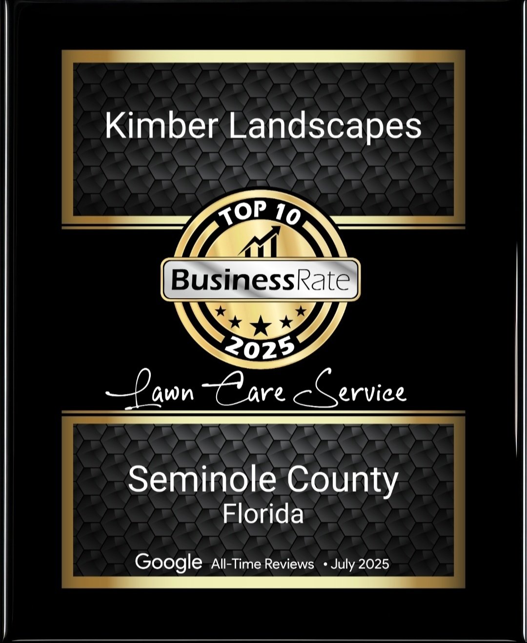 Kimber Landscapes BusinessRate Top 10 Lawn Care Service in Seminole County, Florida, 2025