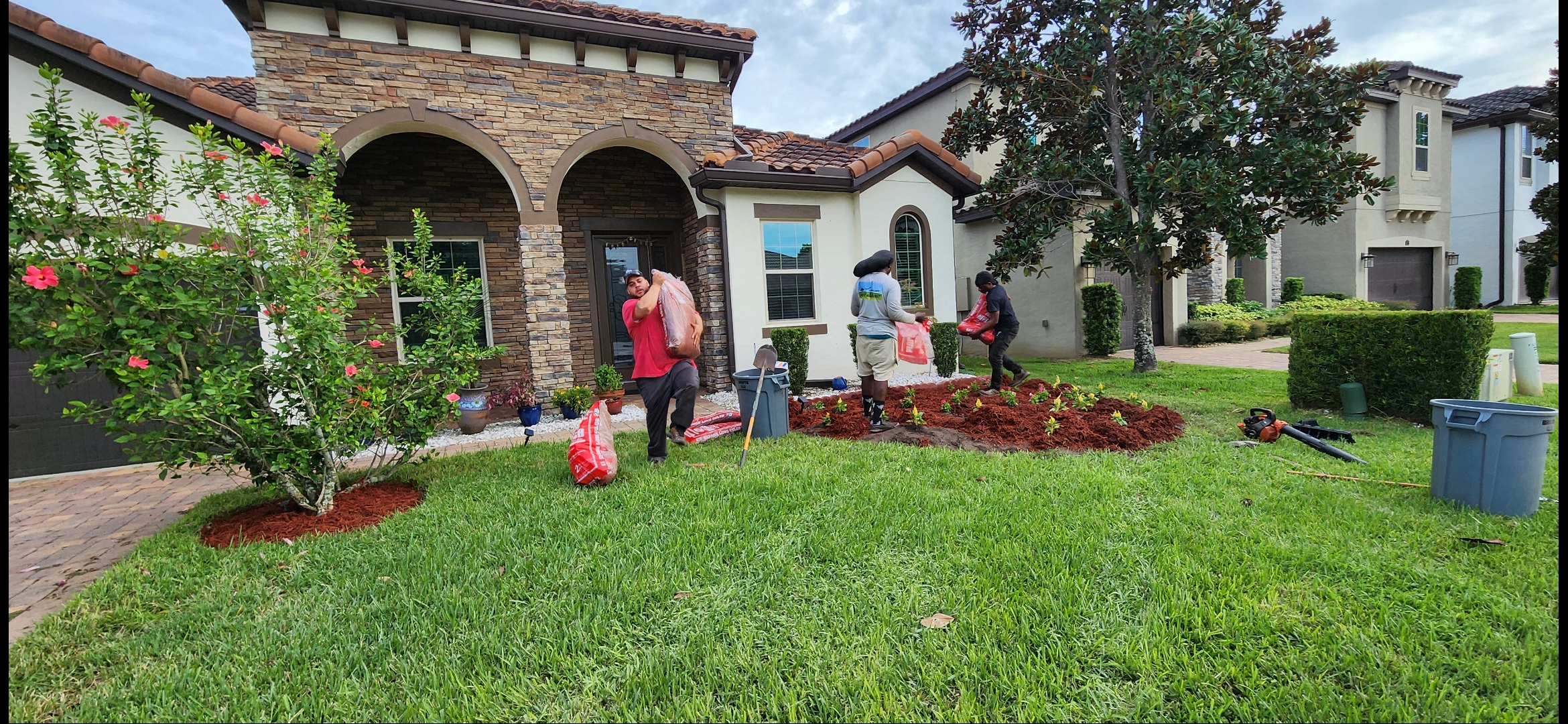 Mulching in Central Florida